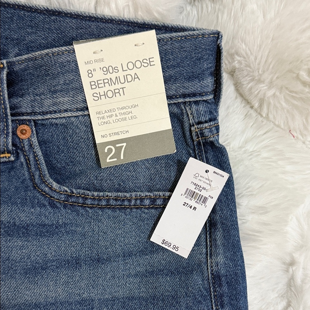 NWT GAP Women’s 8” ‘90s Loose Bermuda Short - 27 - Picture 2 of 6